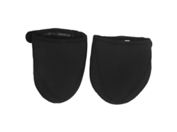Capinha Meia Palmada Para Sapatos De Ciclismo Impermeável Protetora Contra O Vento Antiderrapante Tamanho L/xl Preto