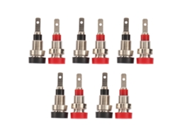 10pcs Soquete Banana Latão 2mm Conector Terminal para Equipamentos Industriais Automóveis S/MARCA
