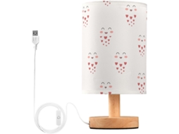 Luminária De Leitura Junzan Com Símbolos Românticos Para Bebês, Luz Noturna Com Usb, Luz Noturna Para Banheiro