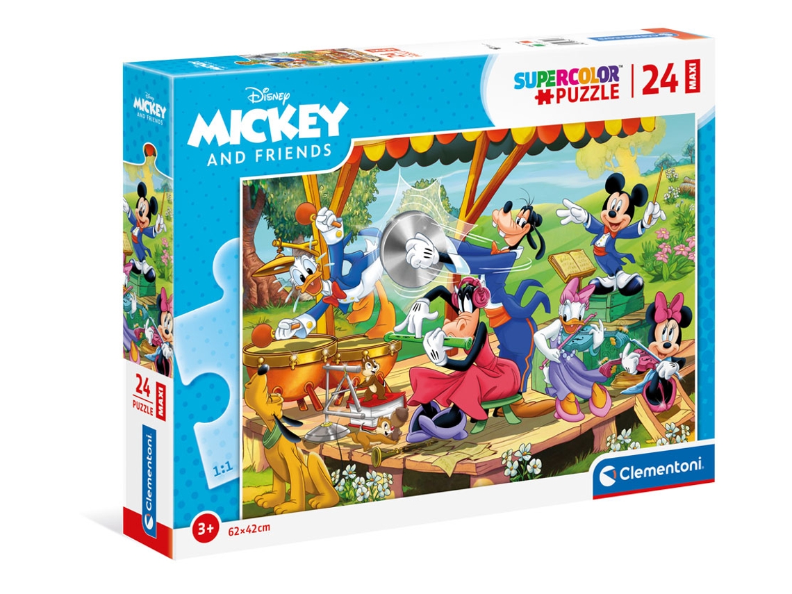 Puzzle Maxi 24 Pçs Mickey And Friends Clementoni