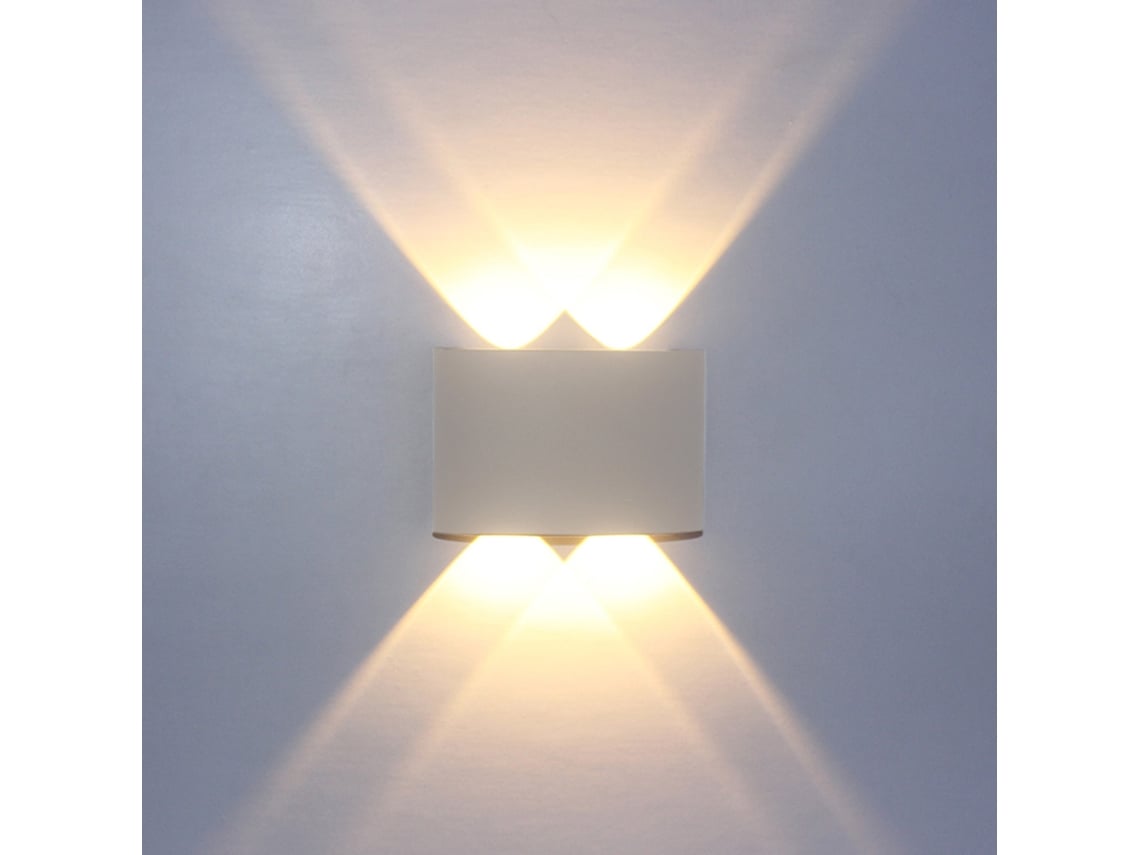 2026 lâmpada de Parede Moderna Led 85 265v, Aplique de Parede com Luz para Cima e para Baixo, Iluminação Interior para Quarto Varanda Corredor Escadas