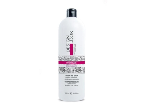 Shampoo Pro-Color Oro E Diamante Color Care 1000 ml Design Look