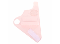 Paleta de maquiagem com pulseira de silicone para guardar ferramentas.