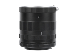 Anel adaptador de extensão para lente macro de câmera SLR em liga de alumínio preta para fotografia de close-up, compatível com câmeras Nikon com montagem AI. LAXISCREED