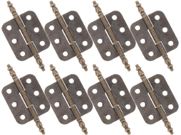 Dobradiças Vintage Yardenfun Para Portas, Conjunto De 10 Peças, Dobradiças Antigas Para Armários, Em Ferro, Com Design