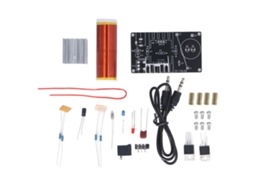 Kit de módulo de bobina musical mini para conjunto de alto-falante de plasma com cabo de áudio 15w 15-24v DC