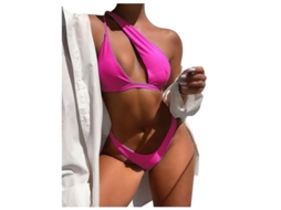 Fasst traje de Baño Dos Piezas para Mujer de Cintura Alta Con Control Abdominal Tankini