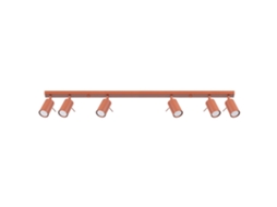 Sollux Sl.1511 Plafón Ring 6l Rojo Ocre Ocre Rojo