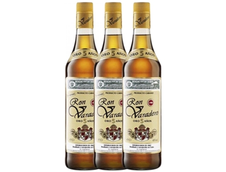 Rum Varadero Oro 5 Anos 70 cl (Caixa de 3 unidades)