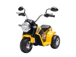 Triciclo Elétrico 6v 18-36 Meses, Luzes E Efeitos Sonoros, 72x57x56cm, Amarela