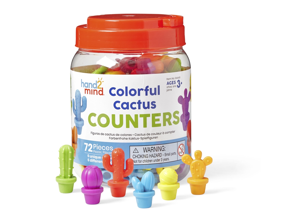 Brinquedos Educativos Da Learning Resources Conjunto Colorido Para Classificação De Cactos