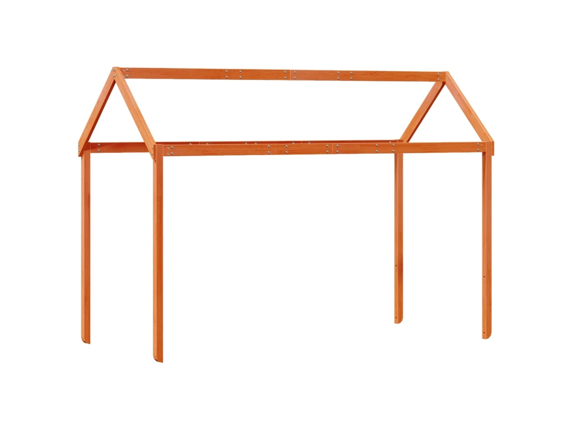 Kid's Bed Roof, Kid's Bed Roofs Vidaxl Marrom Madeira De Pinho (207 X 80.5 X 151.5 Cm)