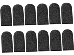 Packove Conjunto De 10-protetores Dedos Ultrafinos, Capas Antitranspirantes Para Gamers, Preto