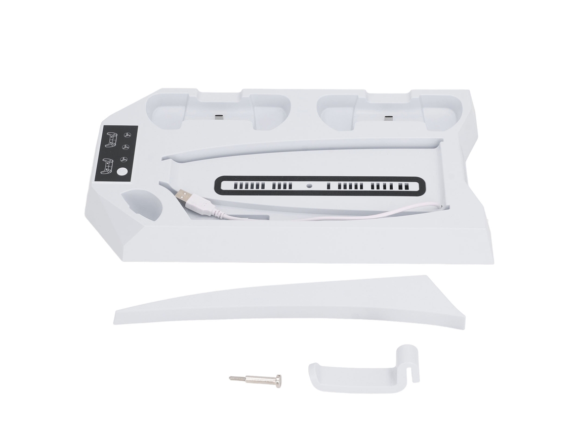 Ats base Stand de Refrigeração Silenciosa com Carga para Ps5 Slim Controlador Docking Statsion Multifuncional