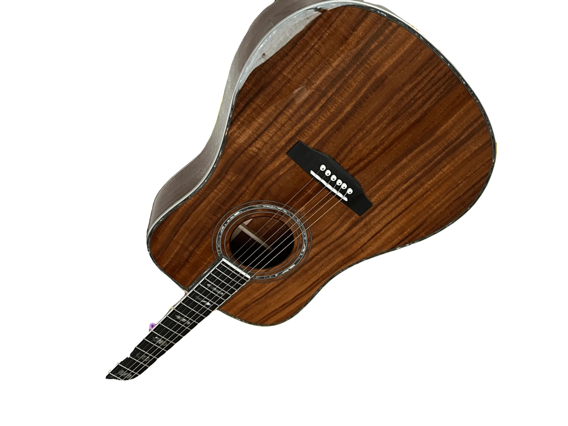 Guitarra, Corpo De Koa, Escala De Jacarandá, Marrom