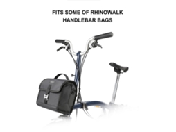 Adaptador de Bolsa Mali para bicicleta plegable Brompton frontal em alumínio