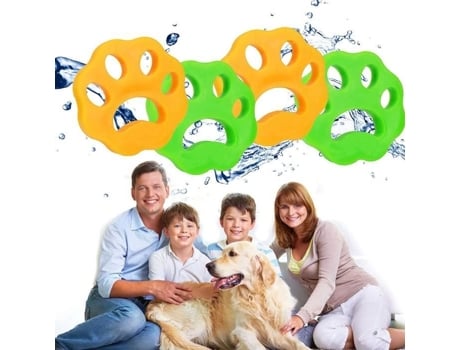 Anti bola de cabelo, máquina de lavar anti-bola de cabelo de 4 peças, removedores de pêlos de animais de estimação reutilizáveis, removedor de coletor