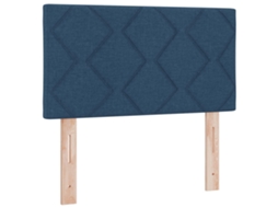 Cabeceira | Painel De Cama Azul 180 Cm Tecido