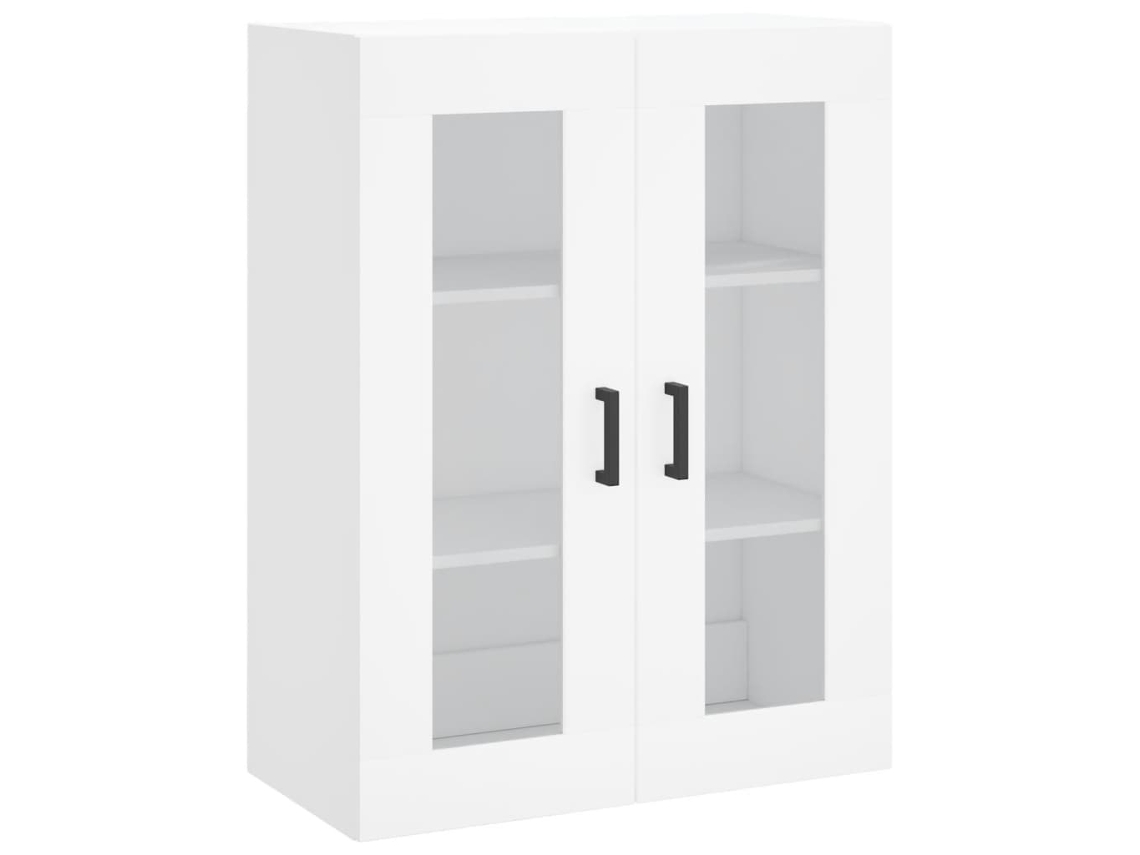 Wall Mounted Cabinet, Wall Mounted Cabinets Vidaxl Branco Madeira Processada (n/a)
