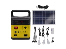 Gerador solar portátil (potência de 10w, retirado do padrão europeu de 250v)