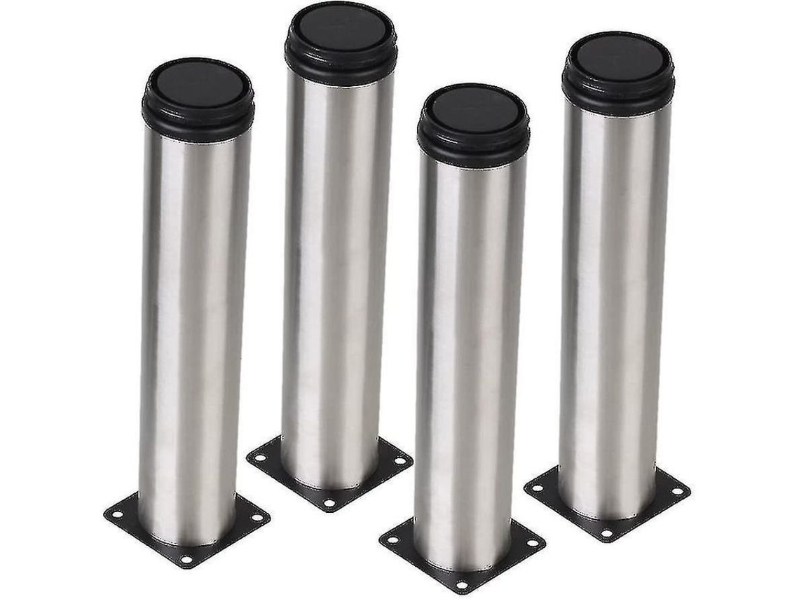 Peças De Pés Ajustáveis De Aço Inoxidável Para Móveis Armários Sofás Banheiro 50x180mm
