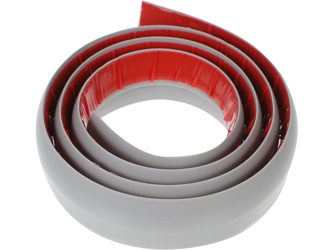 Faixa De Transição Piso Adequada Para Soleiras, 5mm, Autoadesiva Em Pvc, Cobre E Protege As Bordas De Carpetes Em