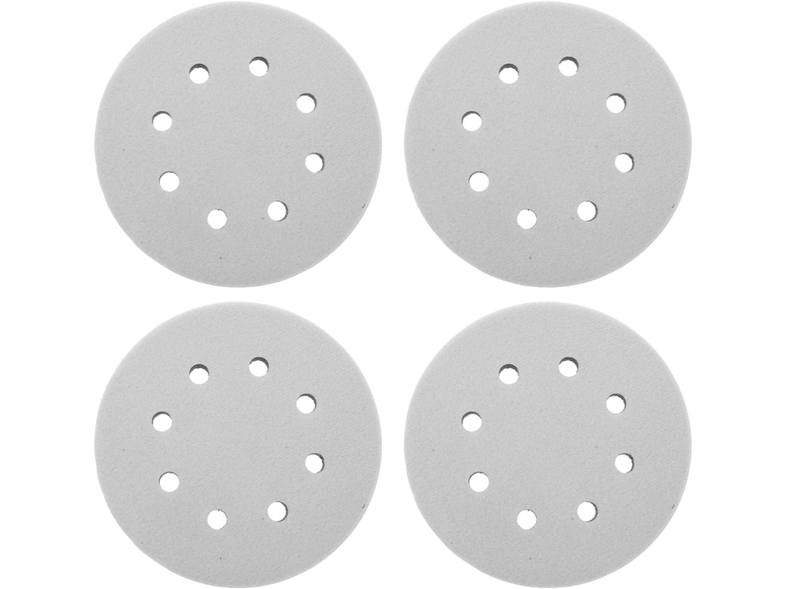 Conjunto De 4 Discos Lixa Espuma Preta Para Esmerilhadeira Angular,