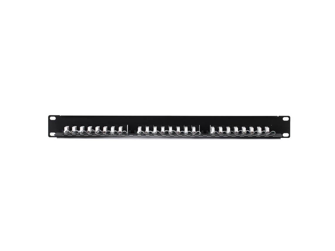 Painel de Patch 19 Netrack 24 Portas Cat.6 Utp, Com Prateleira