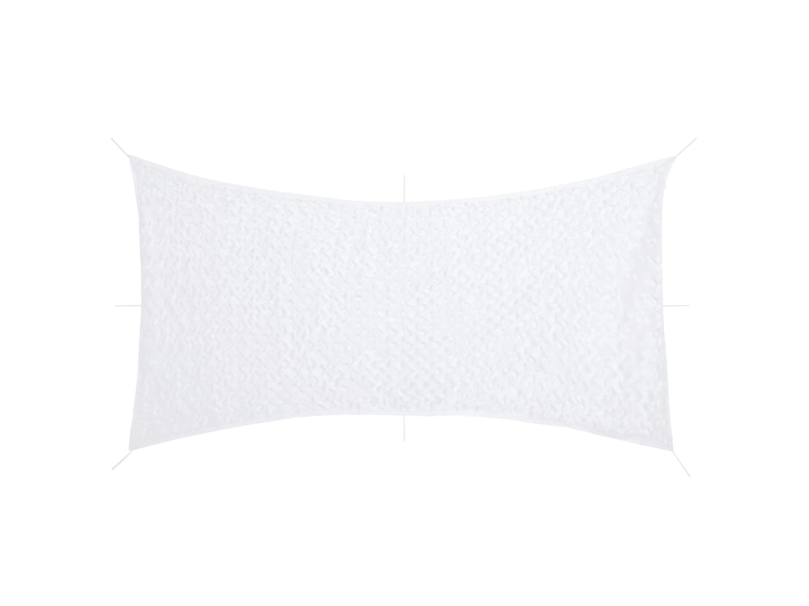 Vidaxl Rede De Camuflagem Com Saco De Arrumação 516x400 Cm Branco