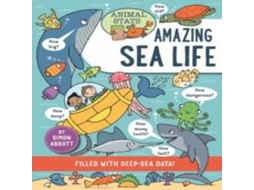 Livro Animal Stats Sea Life de Simon Abbott (Inglês)