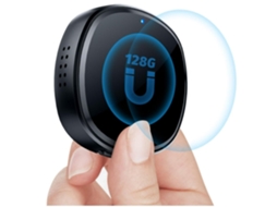 Lurelia Gravador De Voz Digital 128gb Com Ativação Por Voz, Redução De Ruído, Reprodução Mp3 Para Reuniões, Palestras, Entrevistas - Vermelho