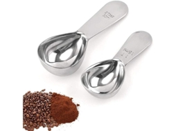 Conjunto De Colheres De Café, 2 Peças De Aço Inoxidável 304, 15ml E 30ml, Medidas Precisas