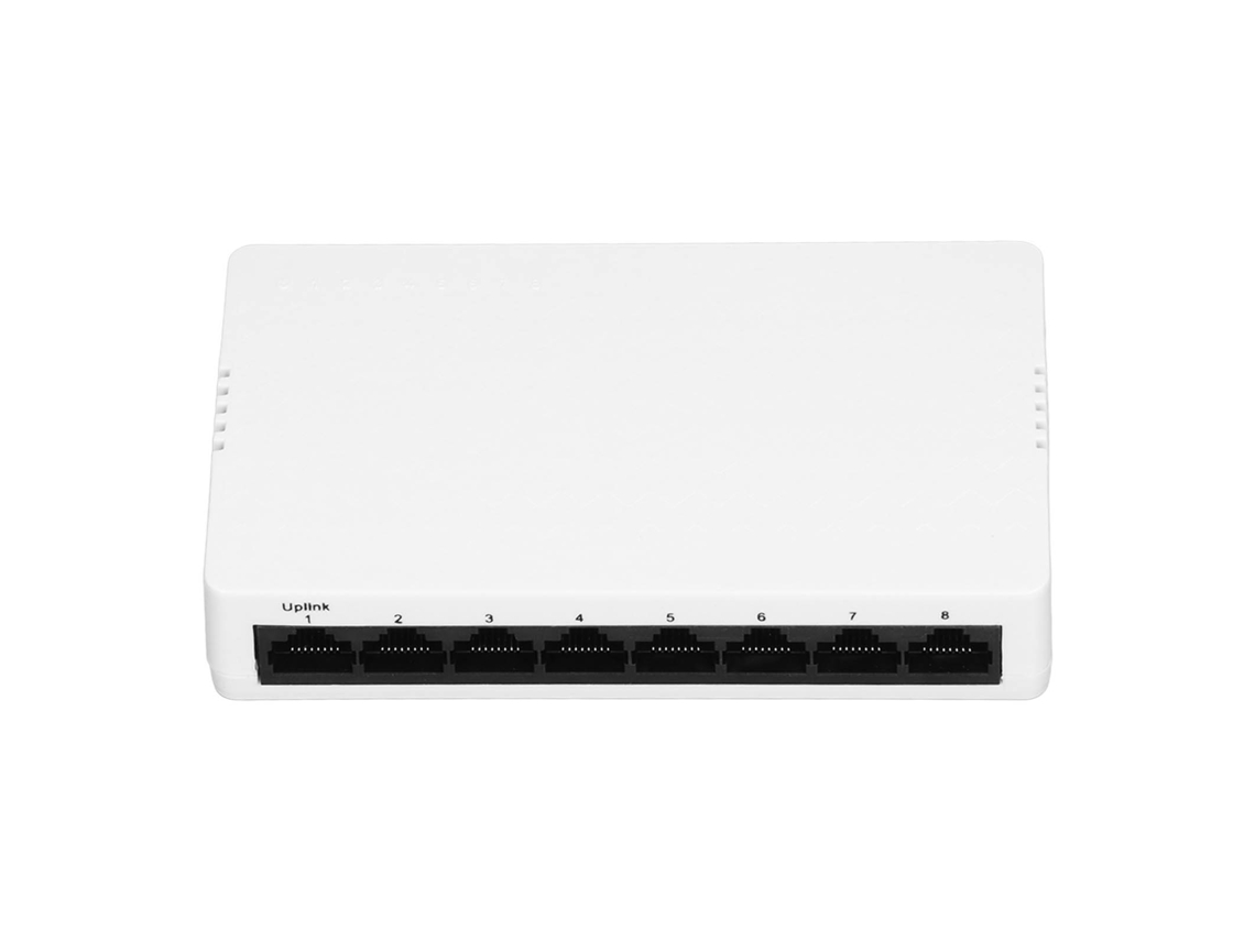 Laxiscreed Switch Ethernet 8 Portas Para Redes Fiáveis, Alta Velocidade E Operação Silenciosa