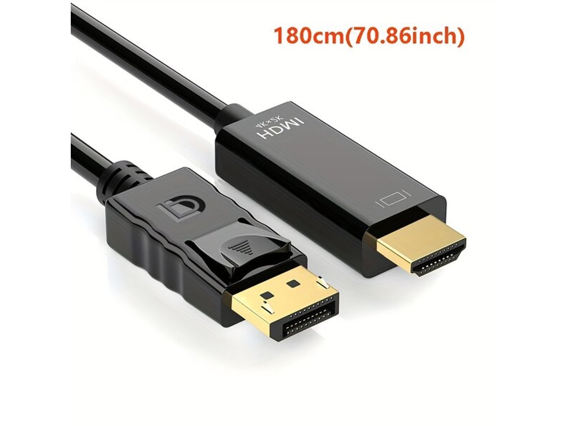 Adaptador De Vídeo E Áudio 4k Displayport Para Hdmivayotoy