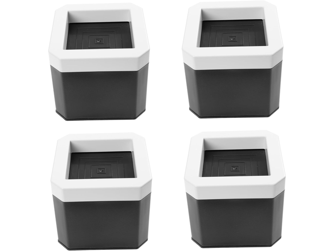 Conjunto De 4 Tapetes Antiderrapantes Resistentes Para Elevar Os Pés Móveis, Mesas E Sofás