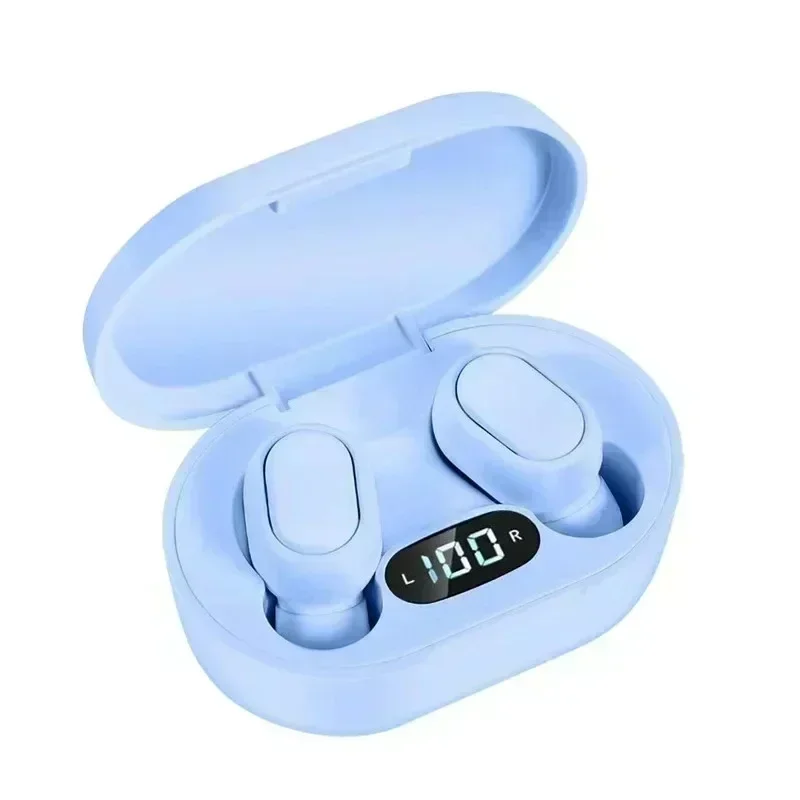 Fones De Ouvido Sem Fio Tws Bluetooth 5.0 (azuis), Estéreo, Esportivos, Com Microfone E Estojo De Carregamento.