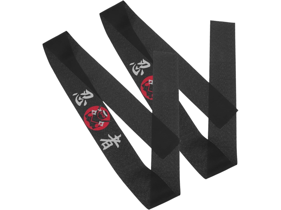 Conjunto De 2 Faixas De Cabeça Em Poliéster Estilo Japonês, Ideais Para Cozinhar E Praticar Karatê, Reutilizáveis.
