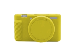 Caso Protetor de Silicone Macio para Sony Zv 1 Amarelo XIAOMOYU