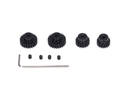 Conjunto de Engrenagens Pião de Aço, 3.175mm, 18t, 19t, 23t, 24t, para Carros RC Tamiya, Tt01, Tt02, Tb02, Ta05 S/MARCA
