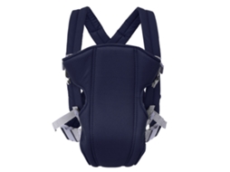 Mali porte bebê para Recém nascido Infantil Mochila Respirável Frente Costas Enrolamento (azul Marinho)