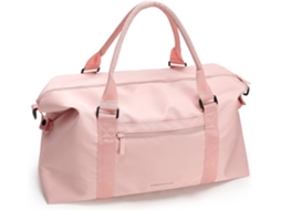Bolsa de fim de semana feminina impermeável, com bolso e encaixe em malas com rodinhas, AQUAFORGE