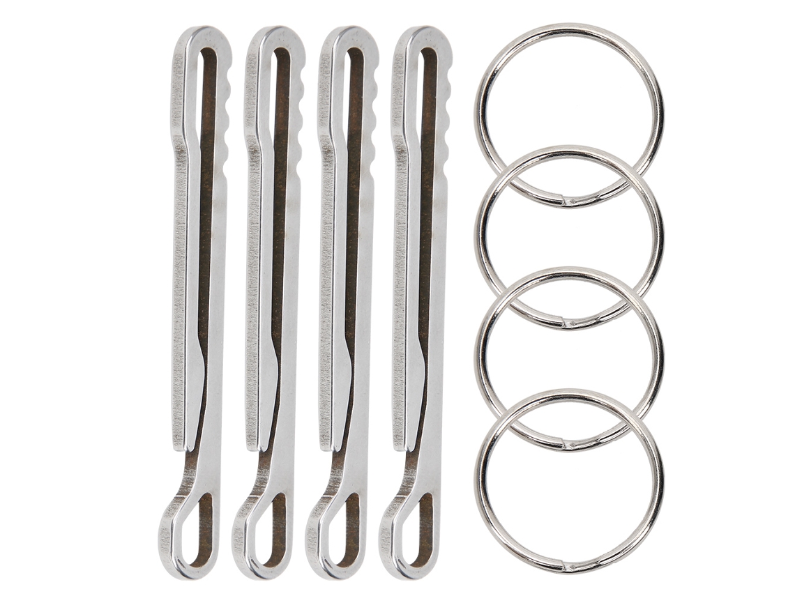 Acessório Porta dinheiro com Carabiner e Anel de Chave Edc Outdoor