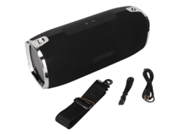 Alto-falante Bluetooth com subwoofer, bateria integrada, portátil, FM, cartão EOOCOO