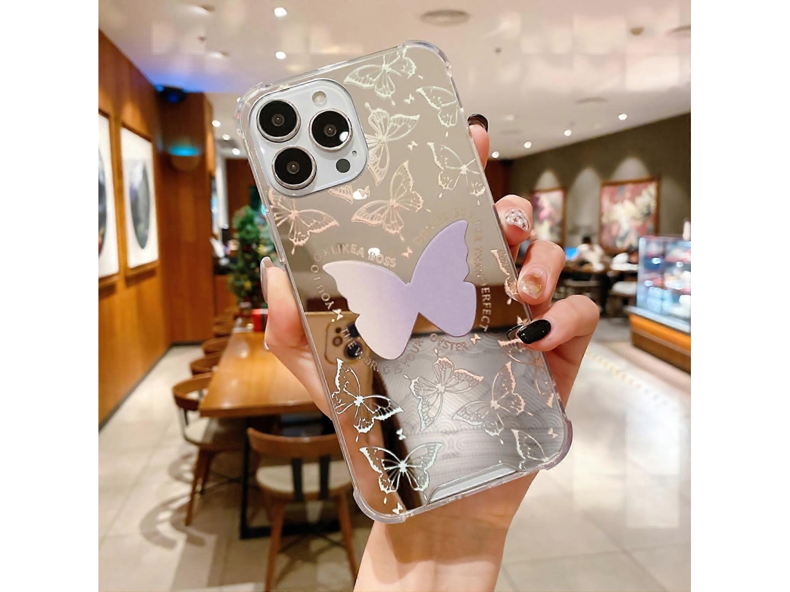 Capa De Celular Espelhada Colorida Para Iphone 14 Pro Max