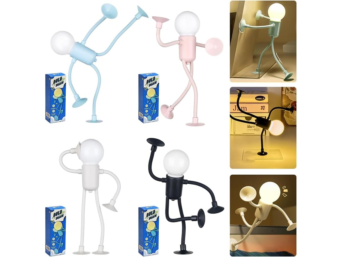 Luminária Divertida, Conjunto De 4 Peças Com Tema Esportista, Formato