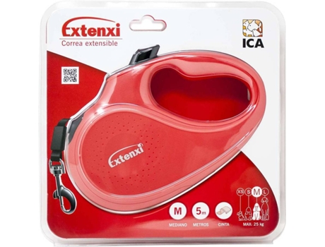 Trela para Cão EXTENXI Extensivel (M)