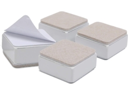 Lurelia Elevador Para Móveis, Pack Com 4 Peças, Para Cama, Sofá E Mesa, 6,9 X 6,9 X 3,9 Cm