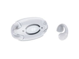 Fones Abertos Bluetooth Verdadeiros Sem Fio JIAPEI com Clipe Orelha, Resistente ao Suor, Carregamento Rápido, 24h, Branco