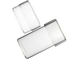 Conjunto De 2 Potes Vidro Transparente Com Tampas Herméticas 250ml E 300ml Para Armazenar Café Chá Na Cozinha Ou