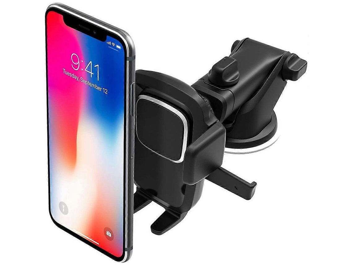 Suporte Universal Para Carro E Celular Com Base De Ventosa E Braço Telescópico, Compatível Com Iphone, Samsung, Google, Huawei E Mais.